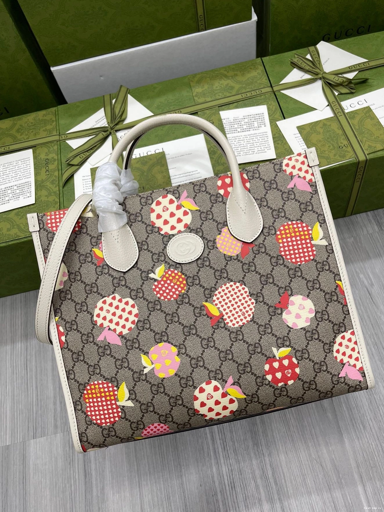 tote GG GUCCI bag small 0808
